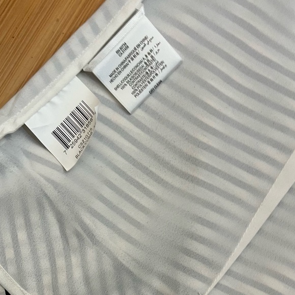 NWT BCBG Silk One Shoulder Striped Top Size XS - Picture 8 of 16